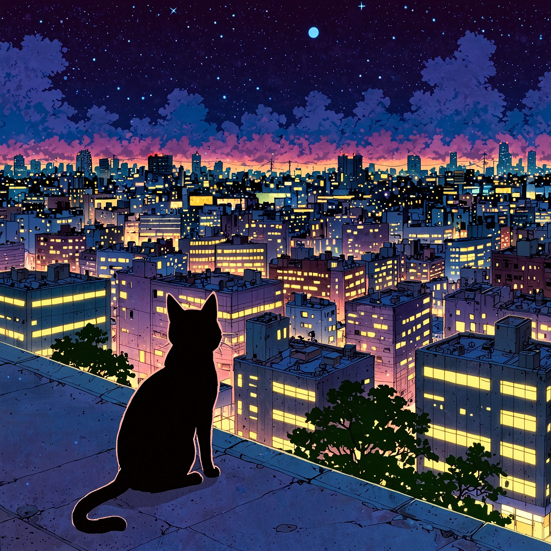 Late Night Study Playlist Cover